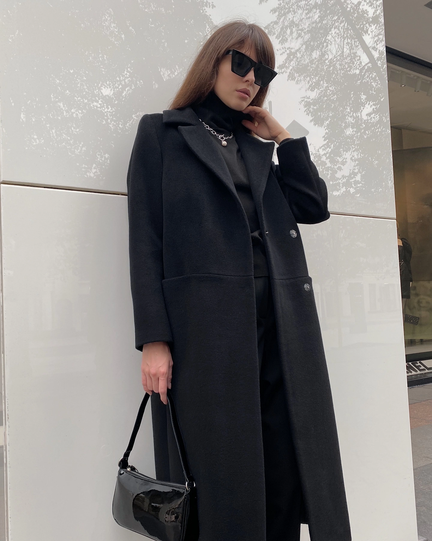 Пальто - халат с втачным рукавом