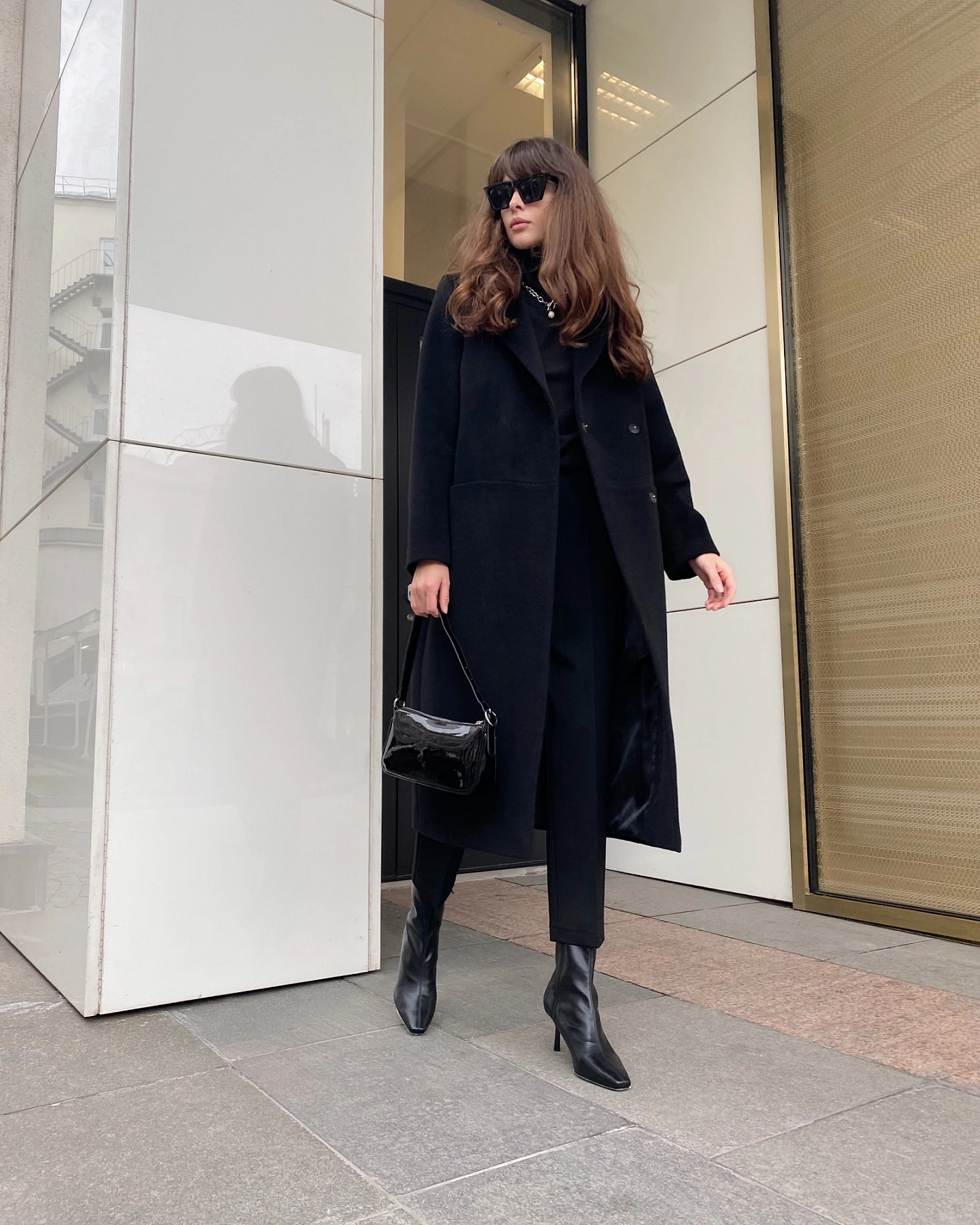 Пальто - халат с втачным рукавом