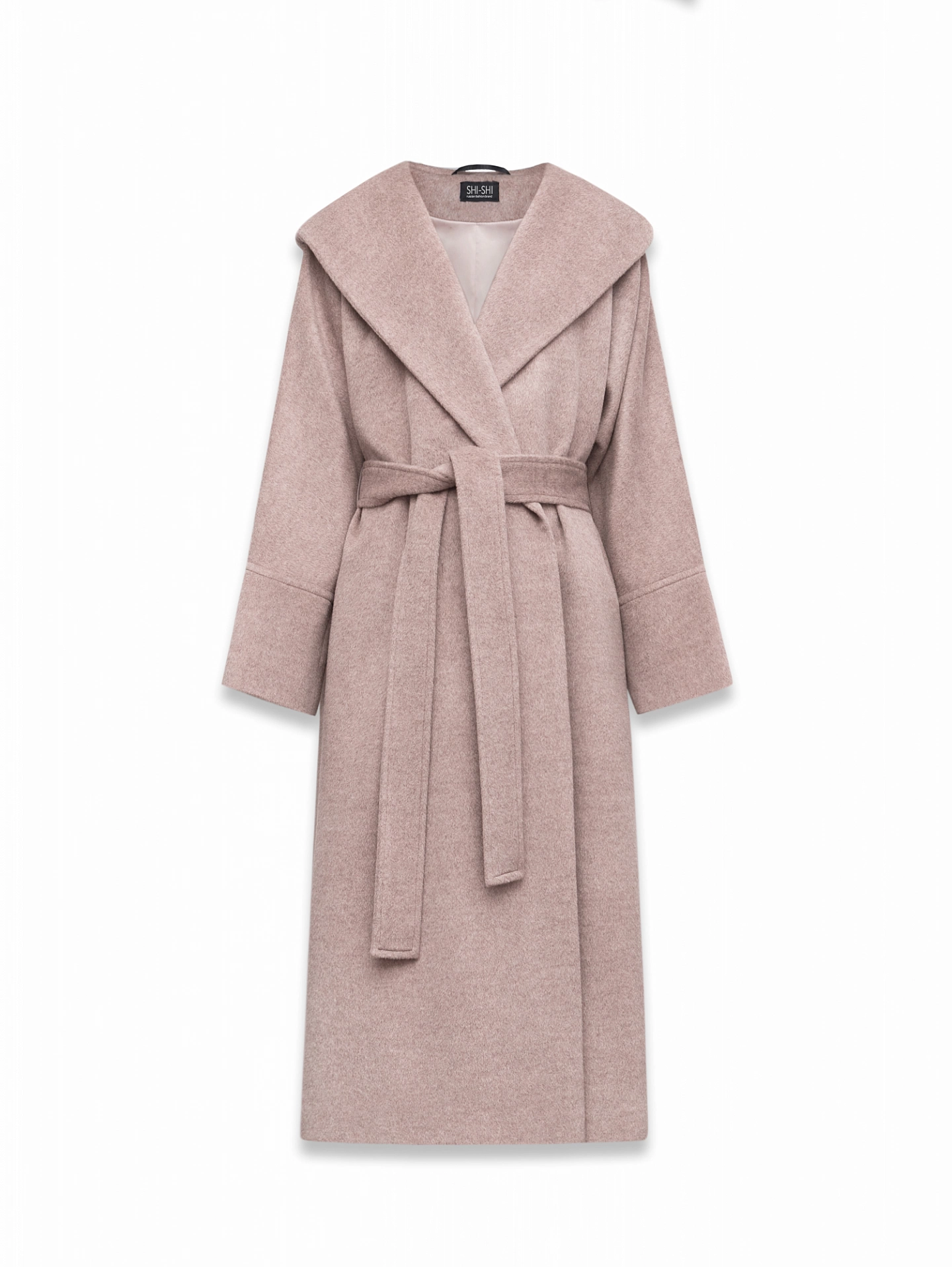 Пальто оверсайз с капюшоном