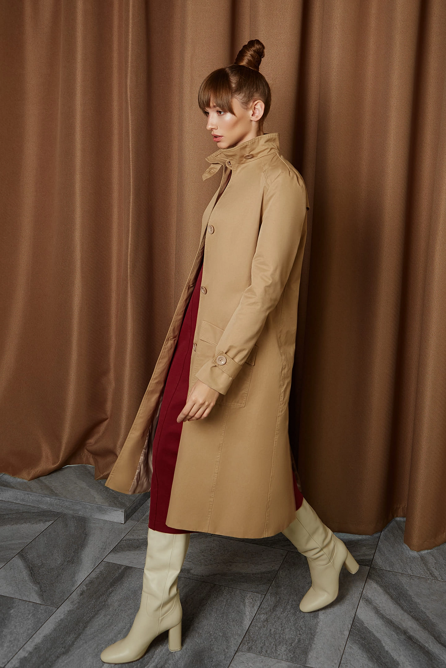 Тренч со стойкой