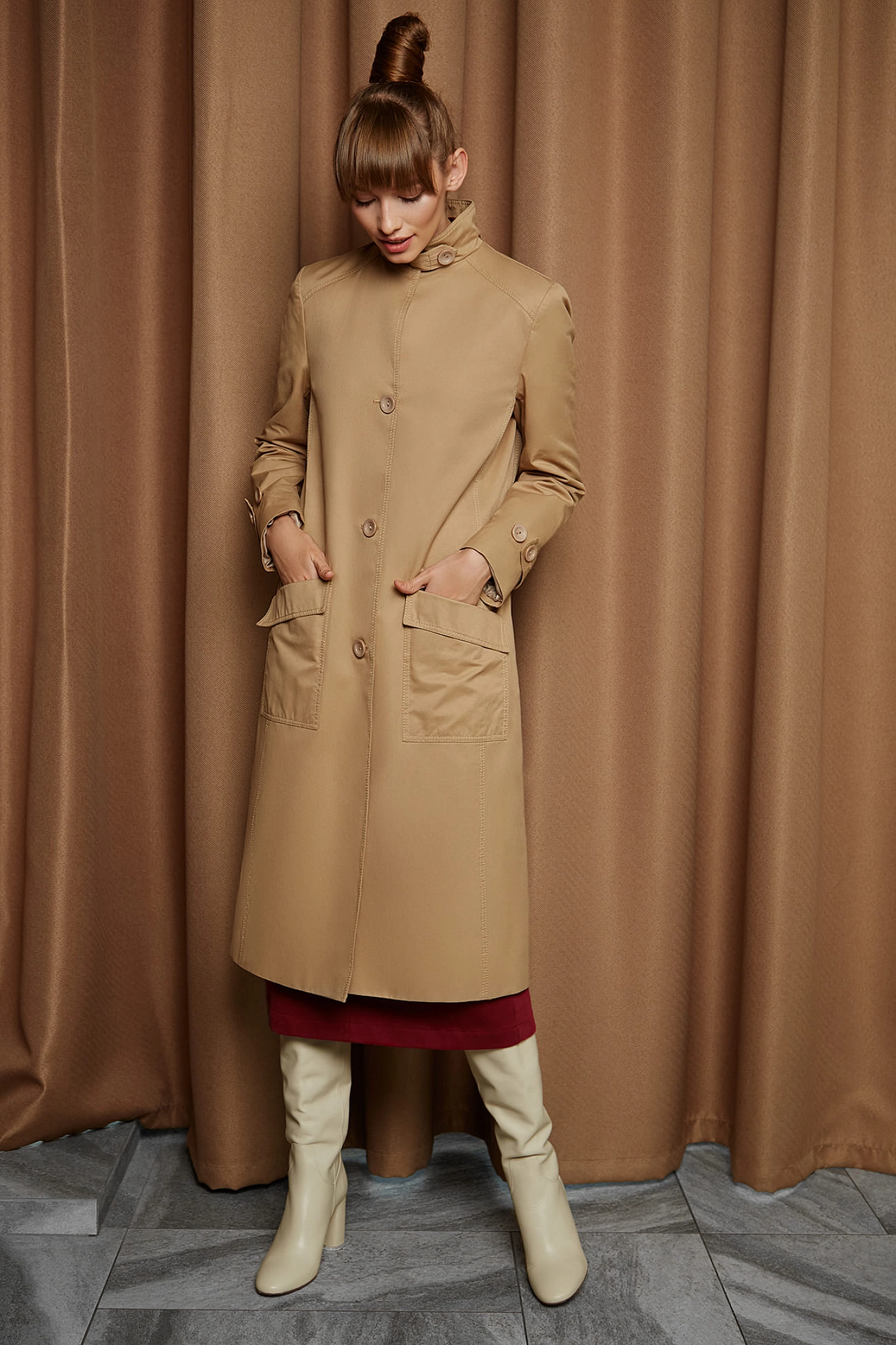 Тренч со стойкой