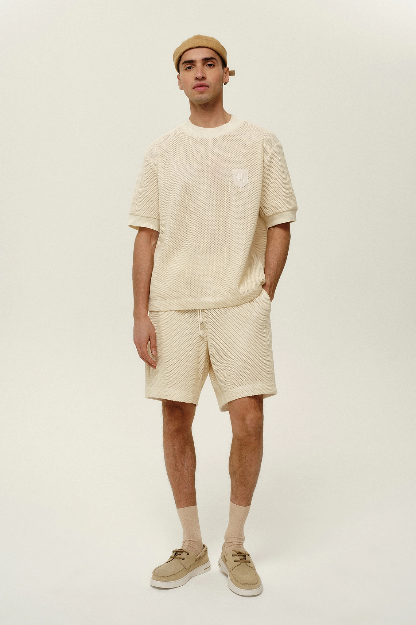 Футболка из хлопковой сетки