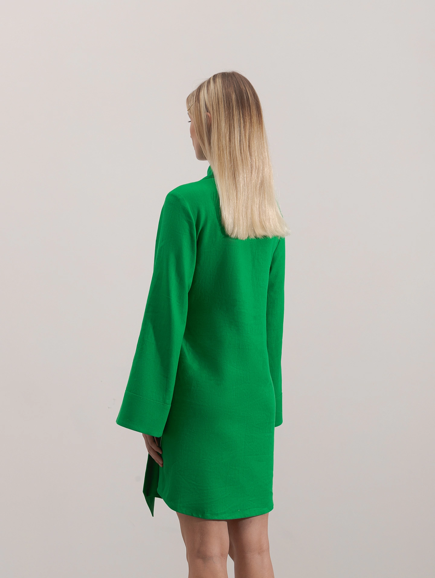 Платье - рубашка с завязками