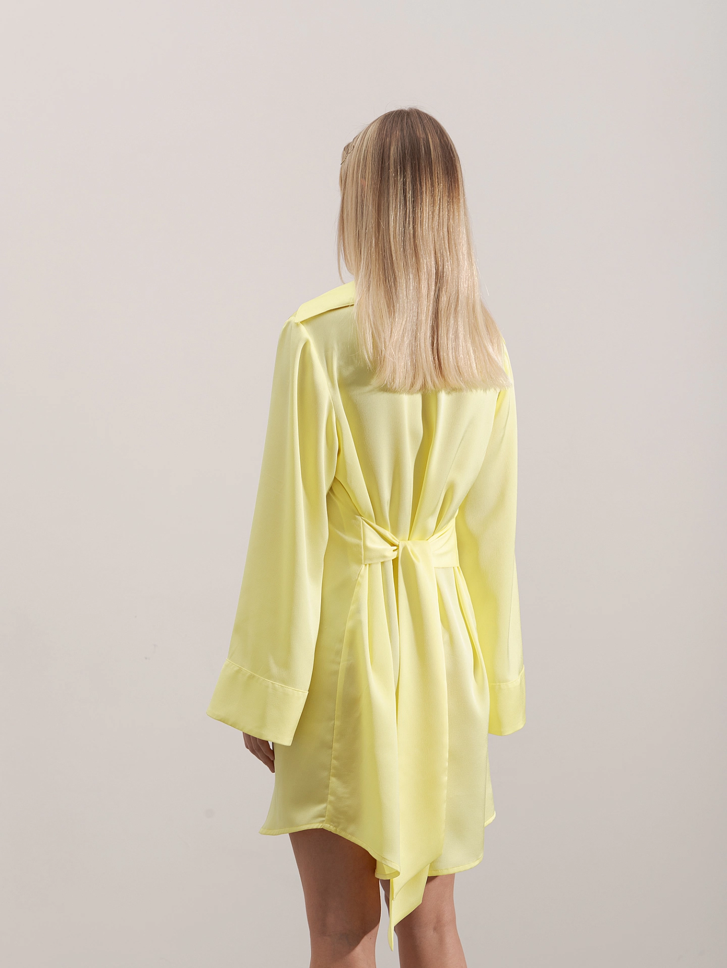 Платье - рубашка с завязками