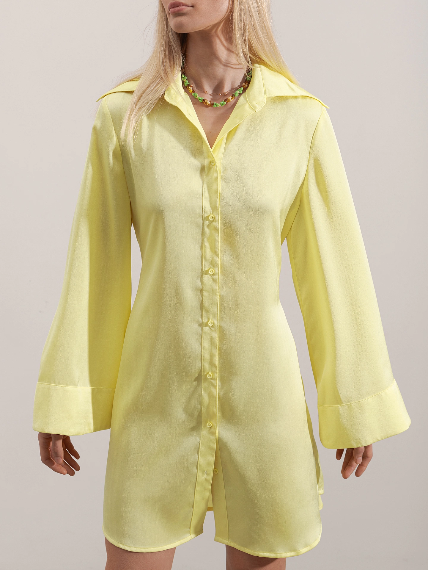 Платье - рубашка с завязками