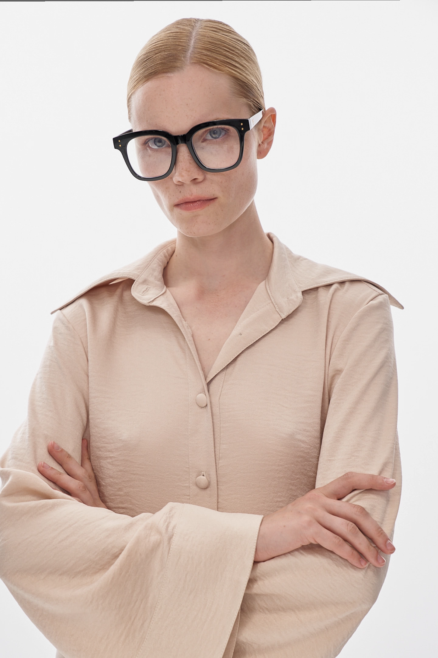 Shirt dress with ties