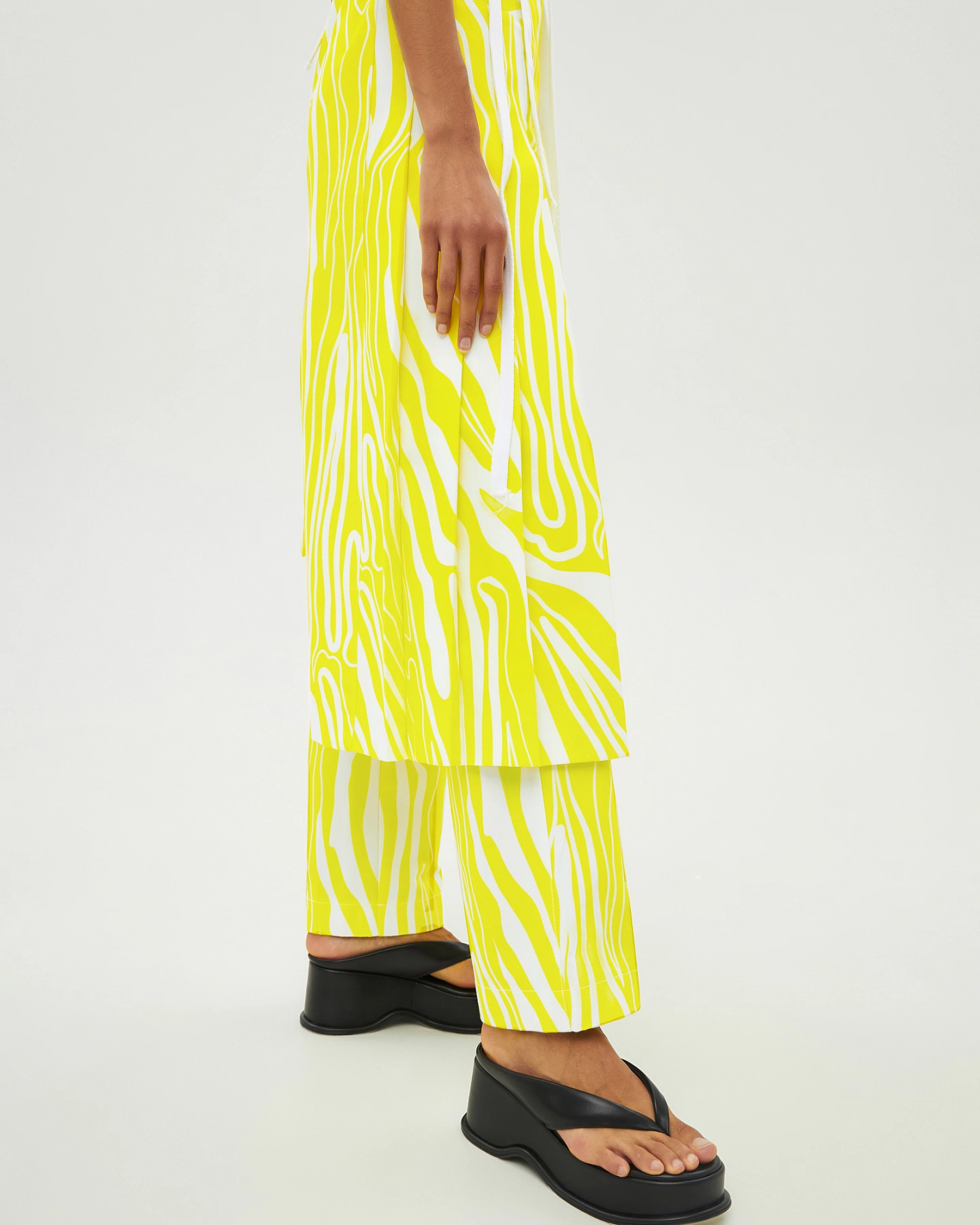 Asymmetrical vest dress