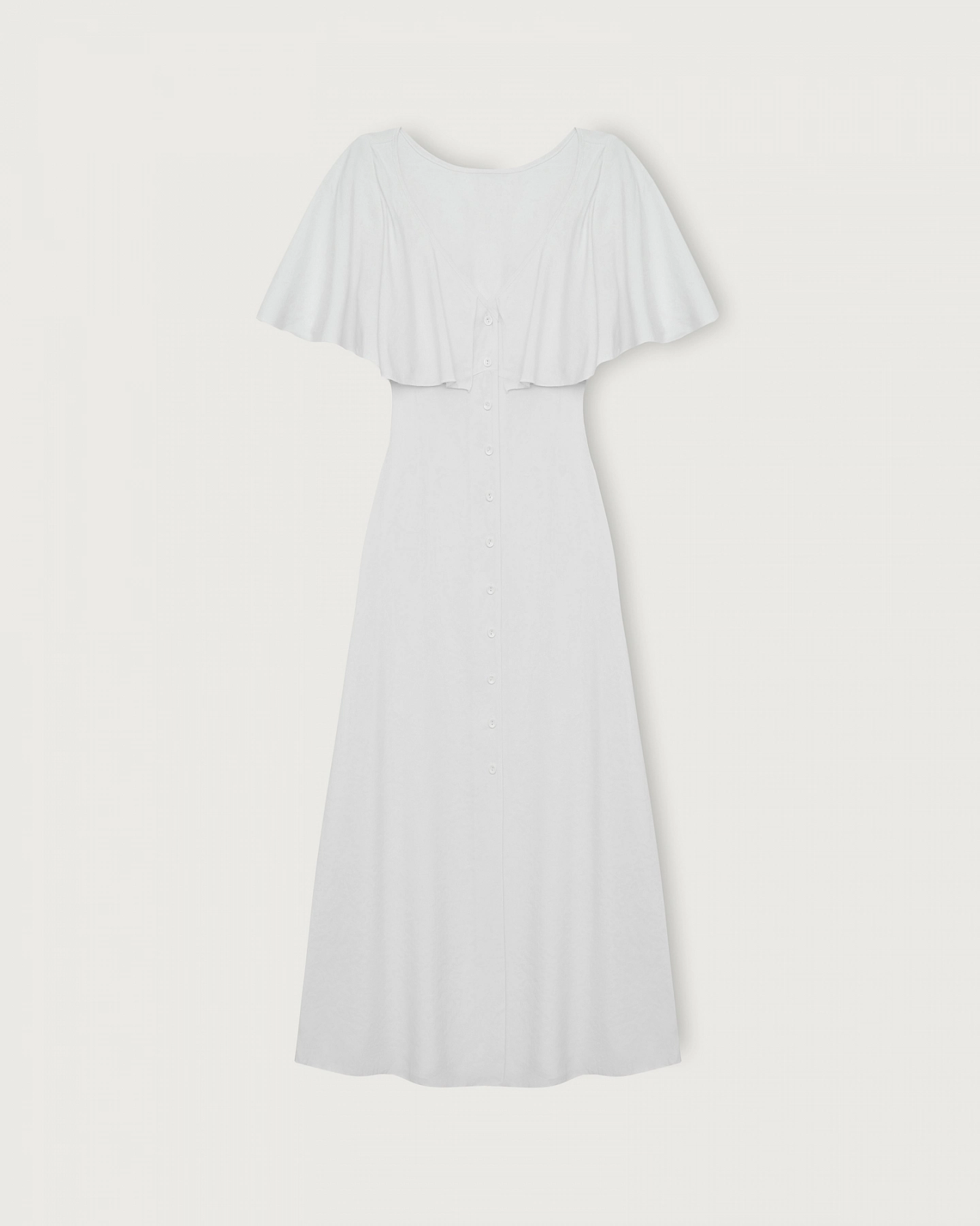 Платье А-силуэта из лёгкой ткани