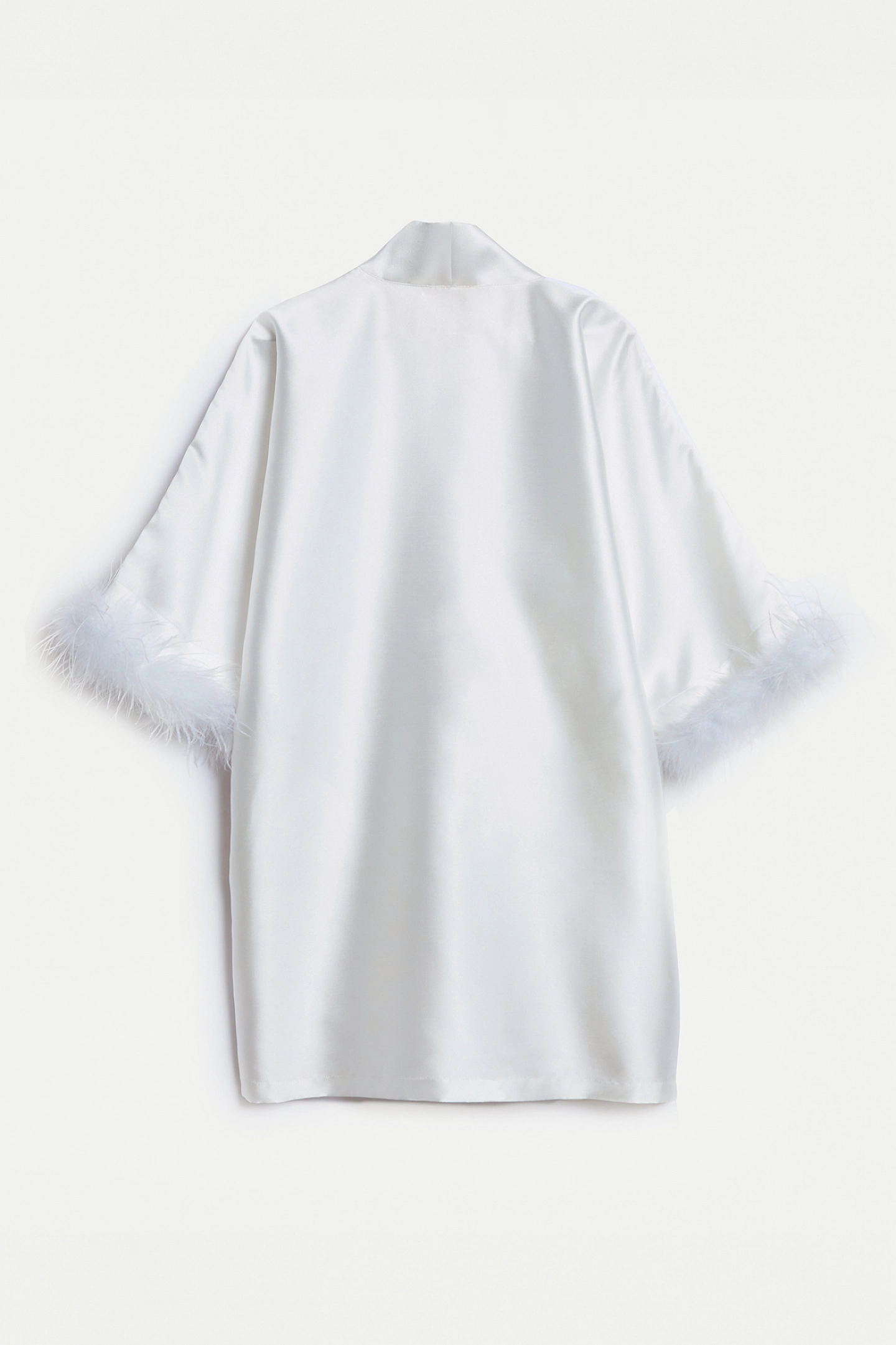 Платье - кимоно с перьями