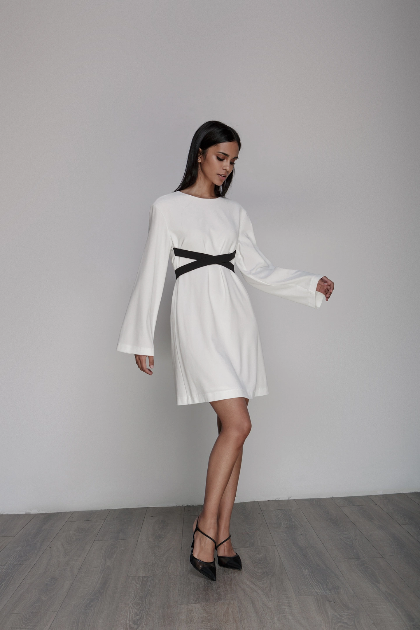 Платье футляр прямое мини