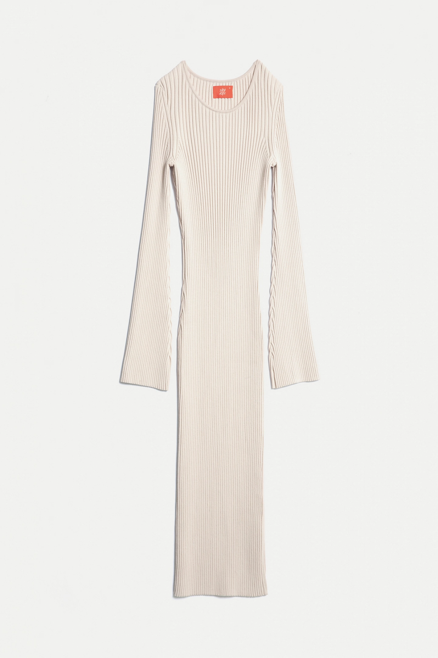 Платье - лапша вязаное