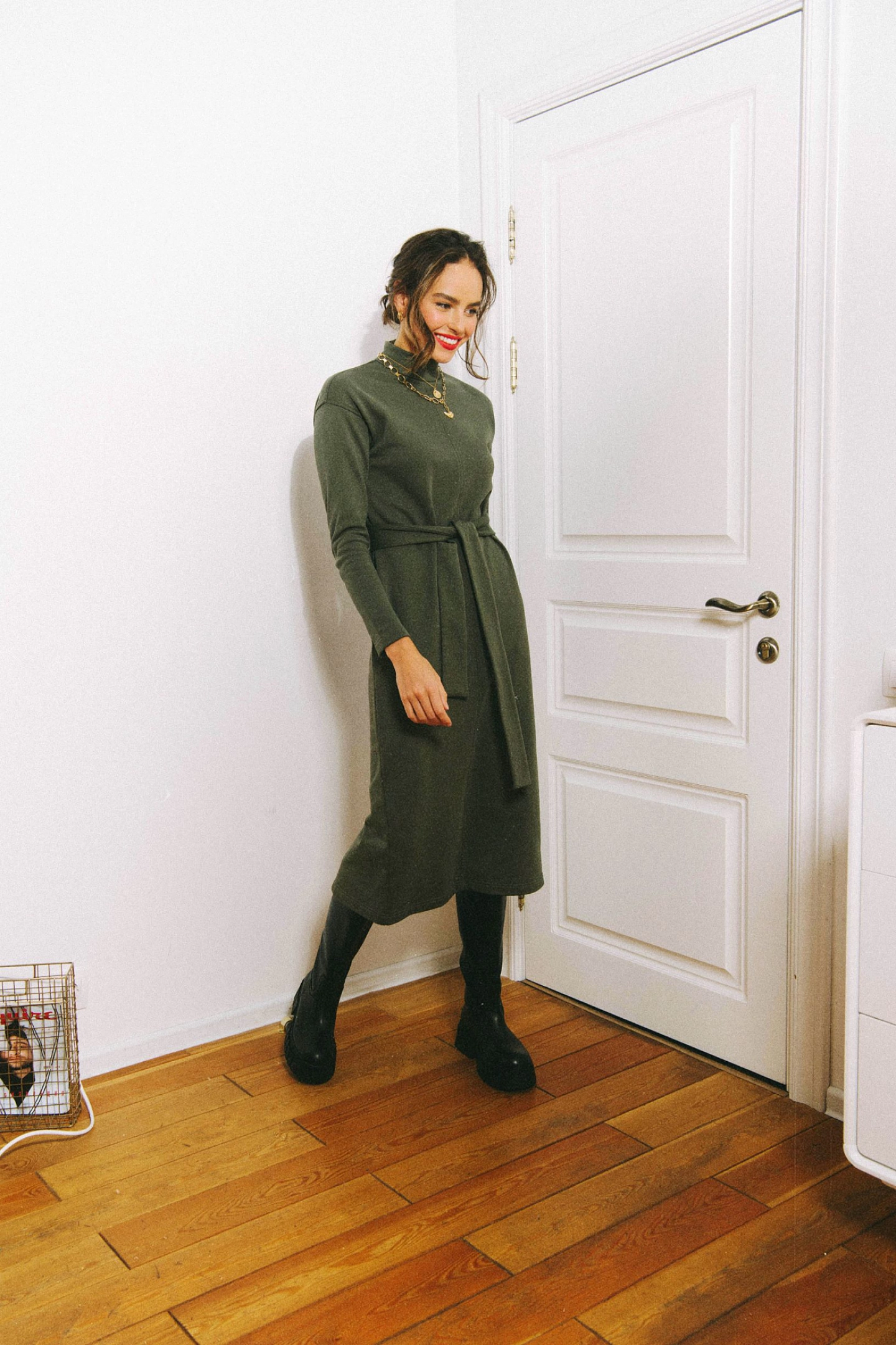 Платье прямого силуэта