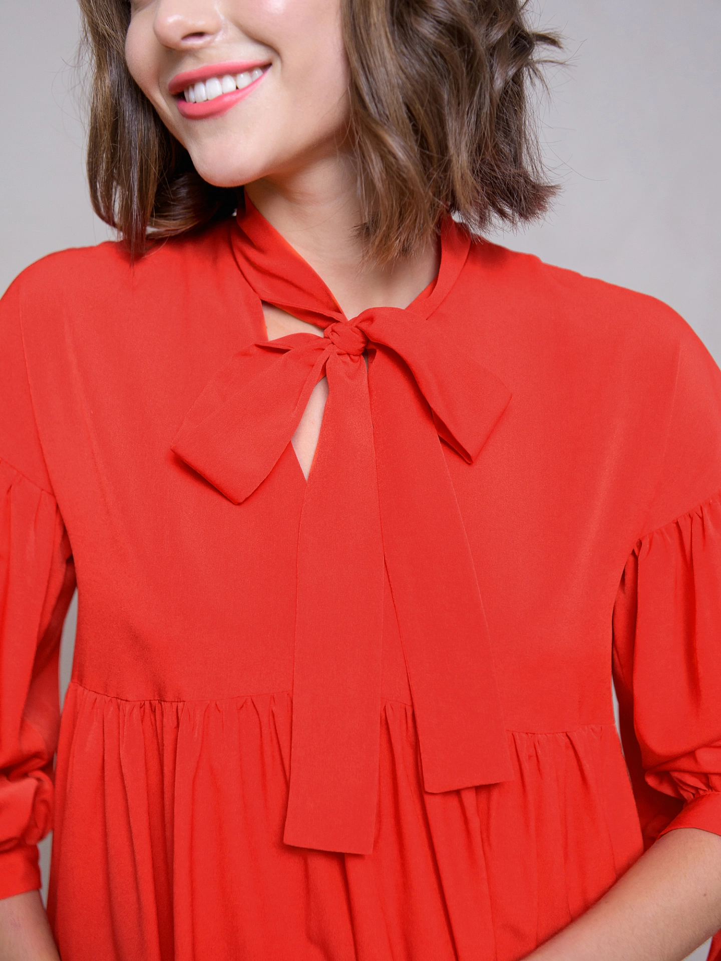 Платье летящее миди