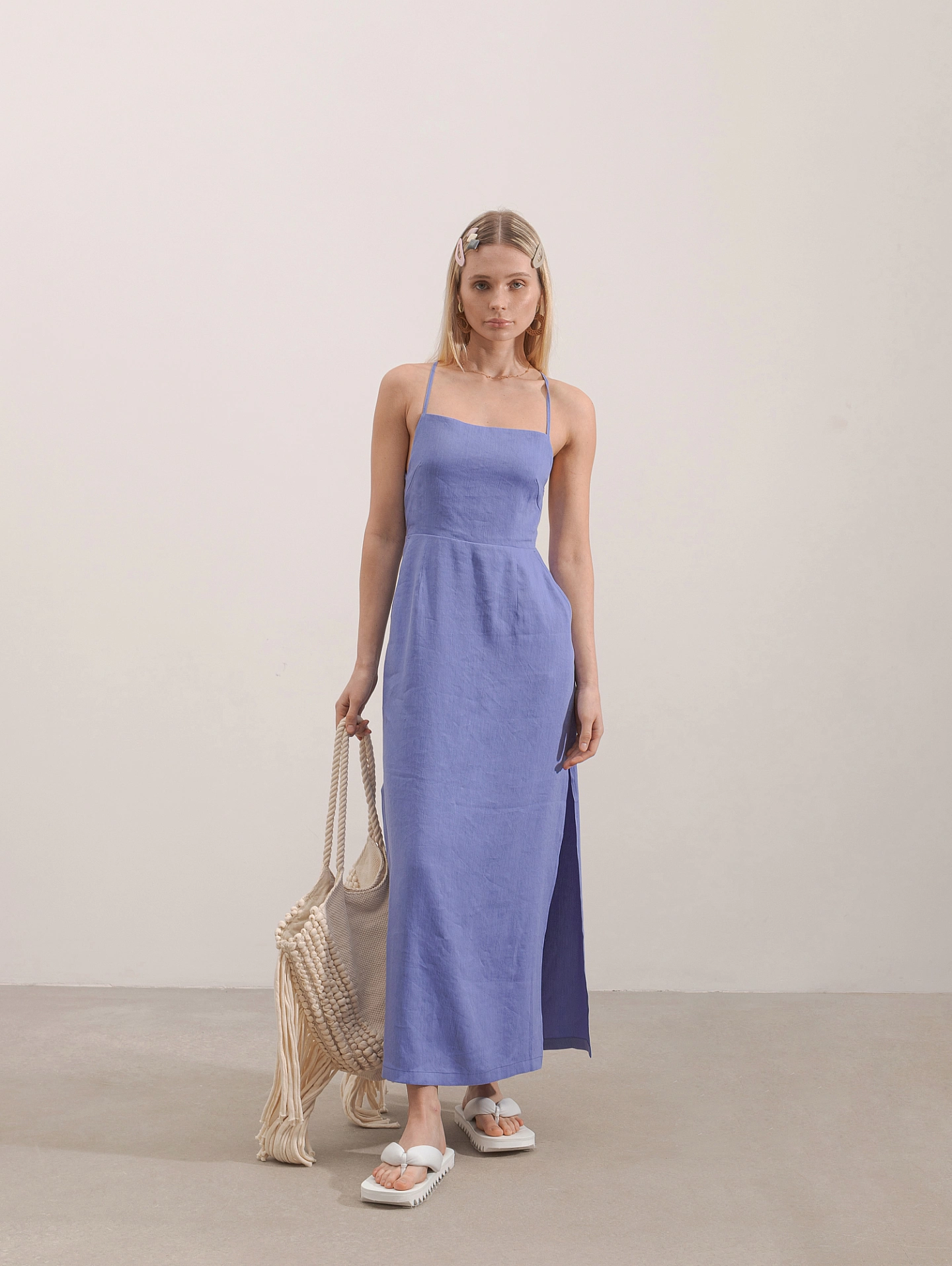 Сарафан - фартук со шнуровкой