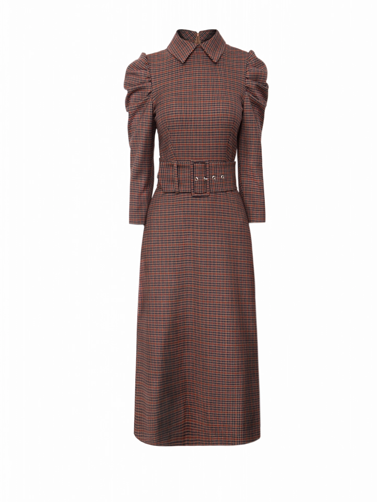 Платье с объемным рукавом