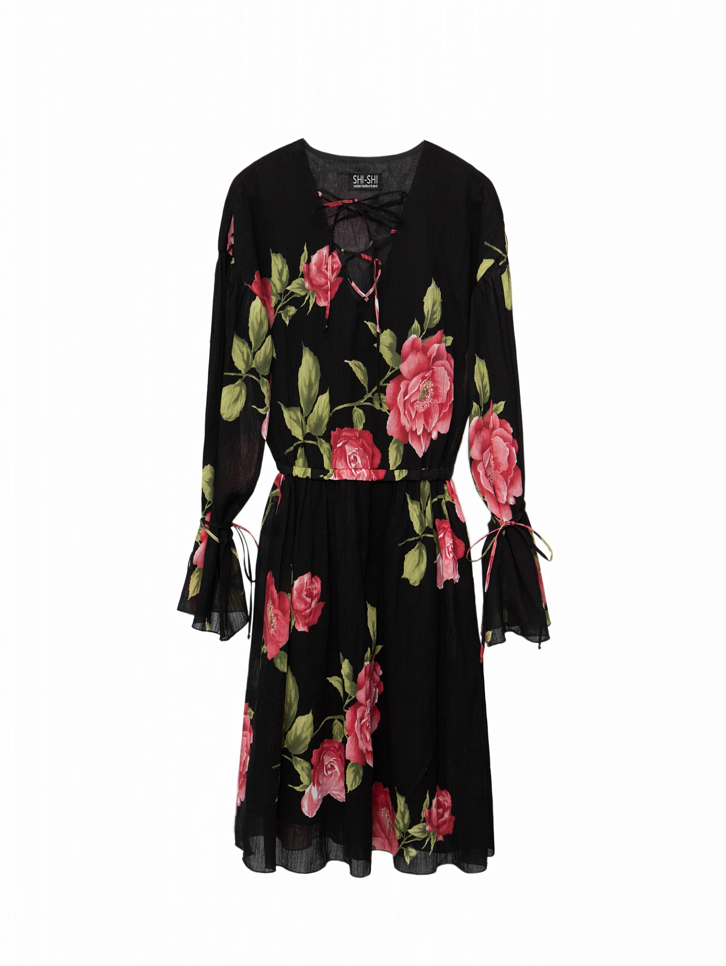 Платье со шнуровкой