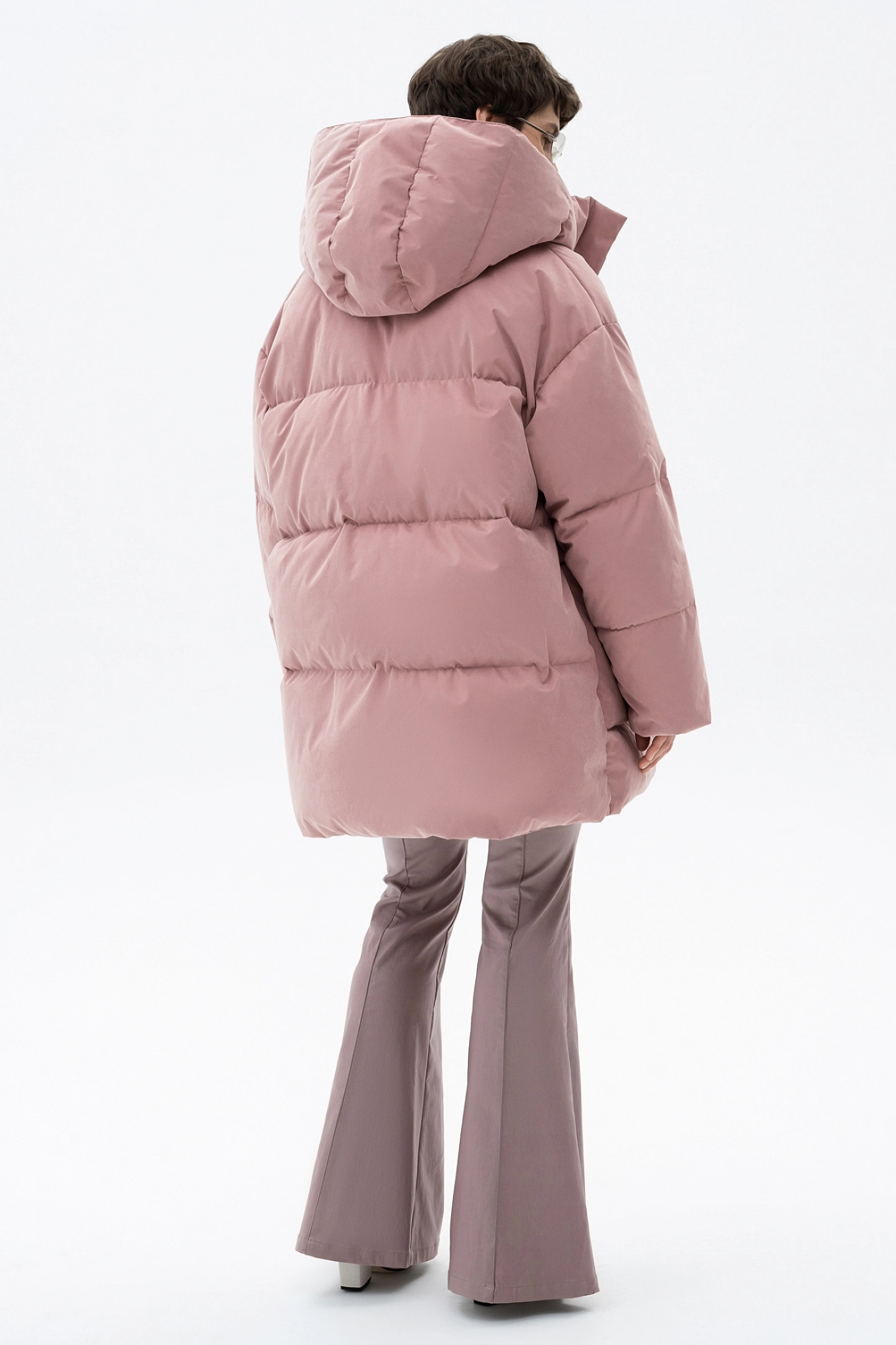 Пуховик свободного кроя