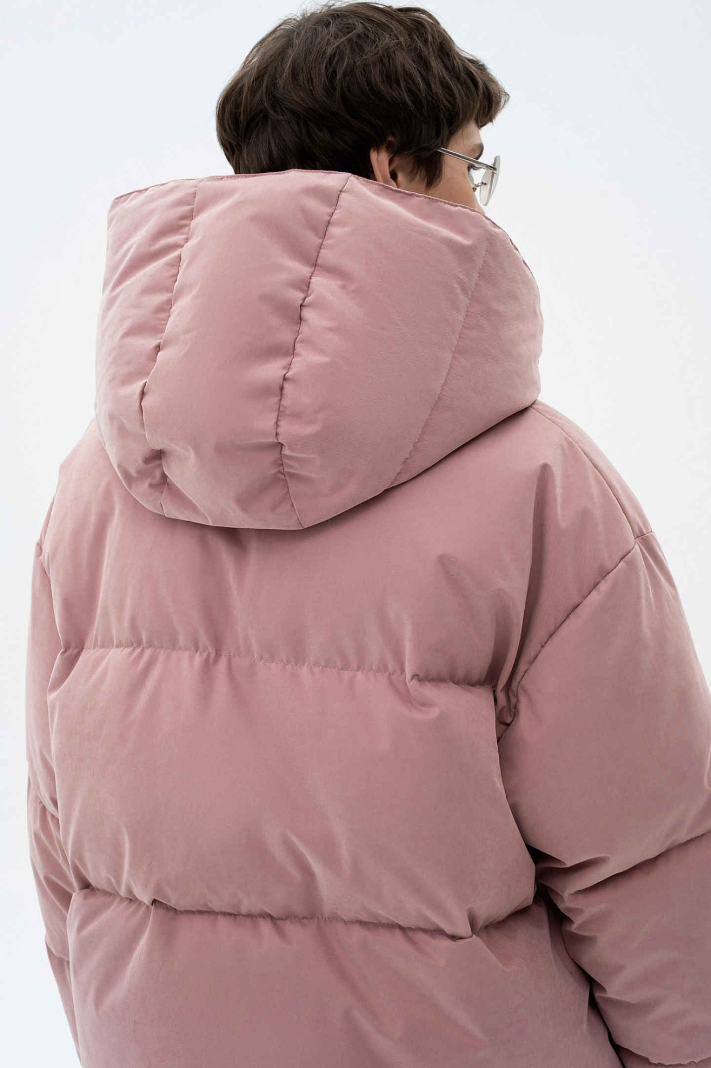 Пуховик свободного кроя