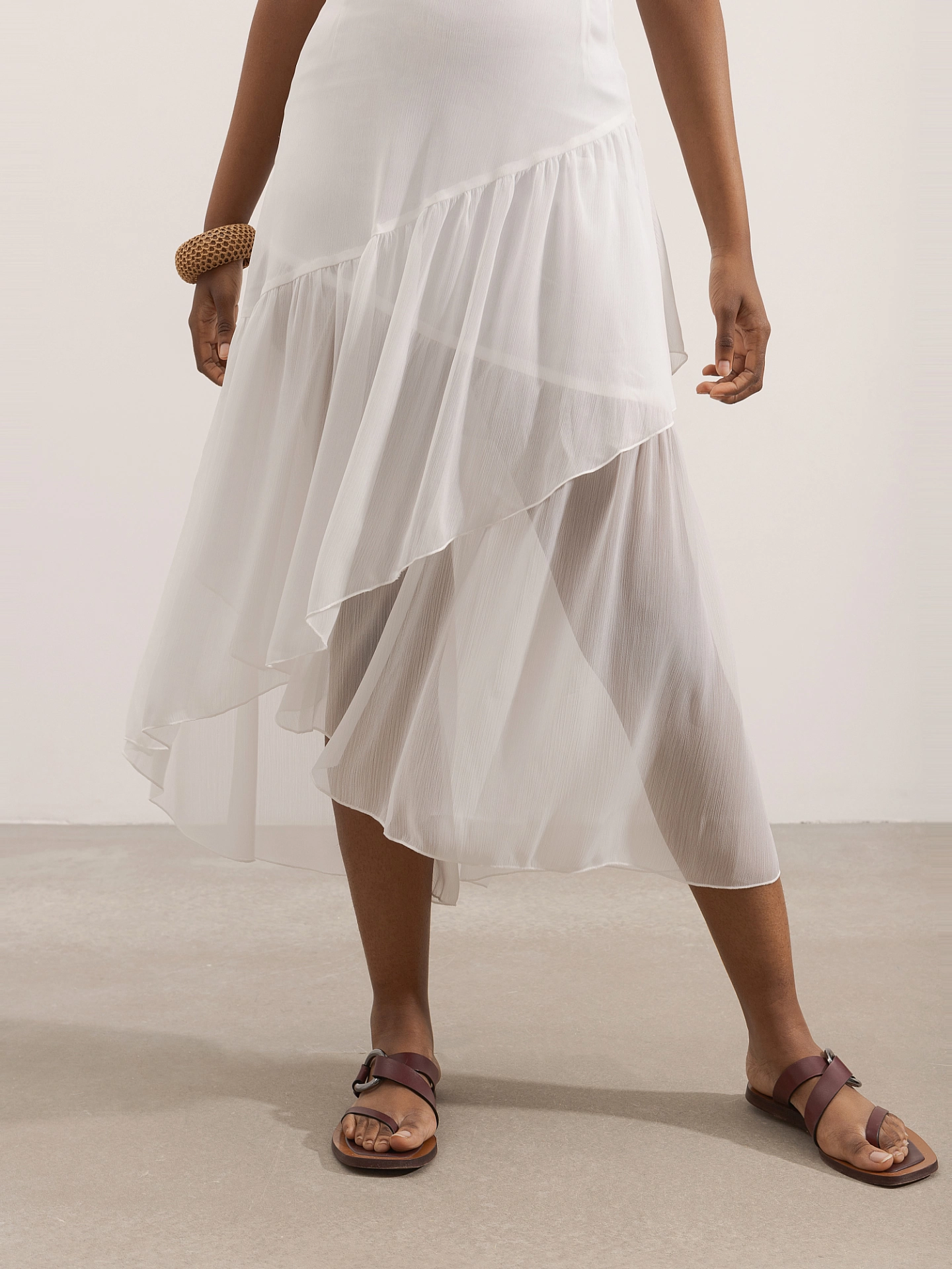 Юбка с воланом