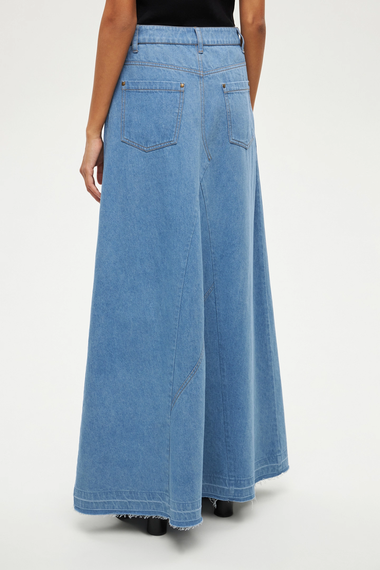 Denim maxi skirt SHI SHI