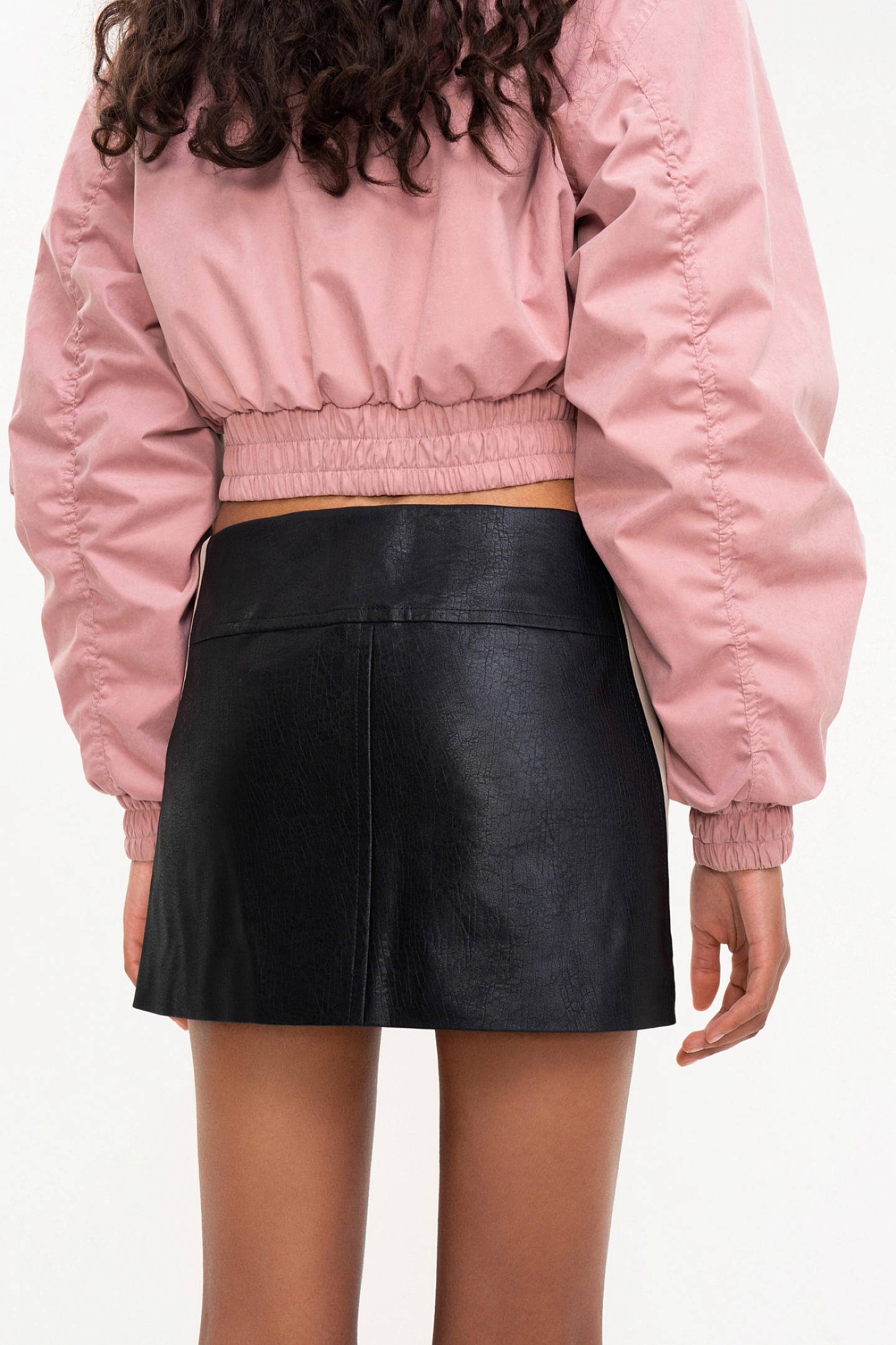 Юбка "Байк" из эко-кожи