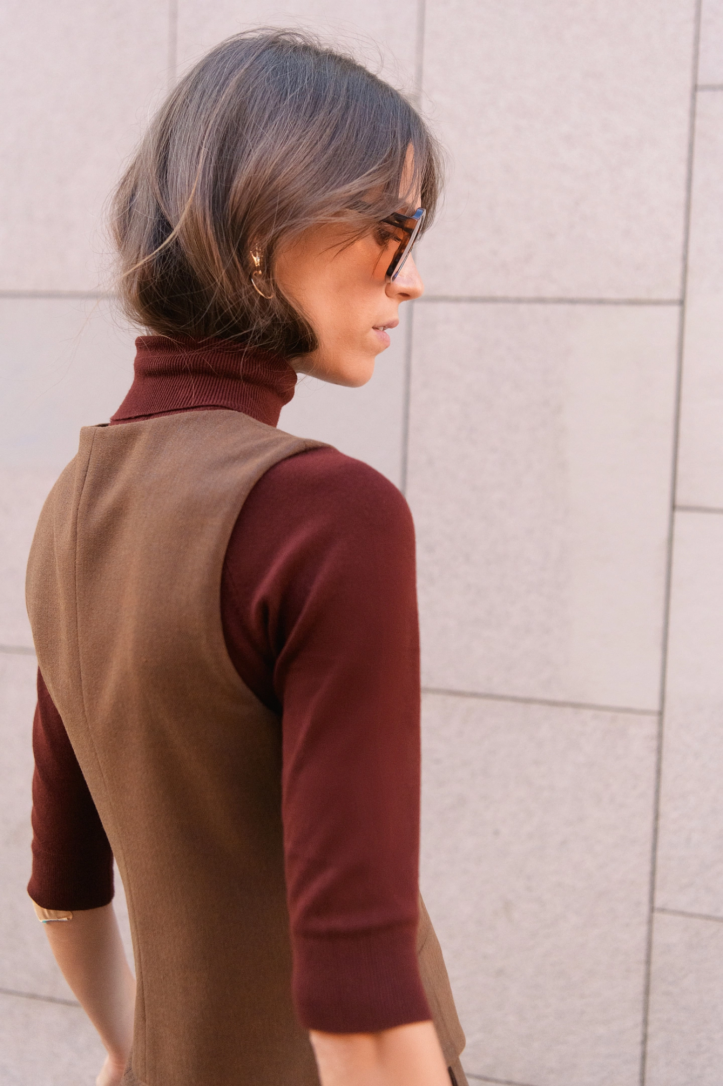 Жилет на пуговицах