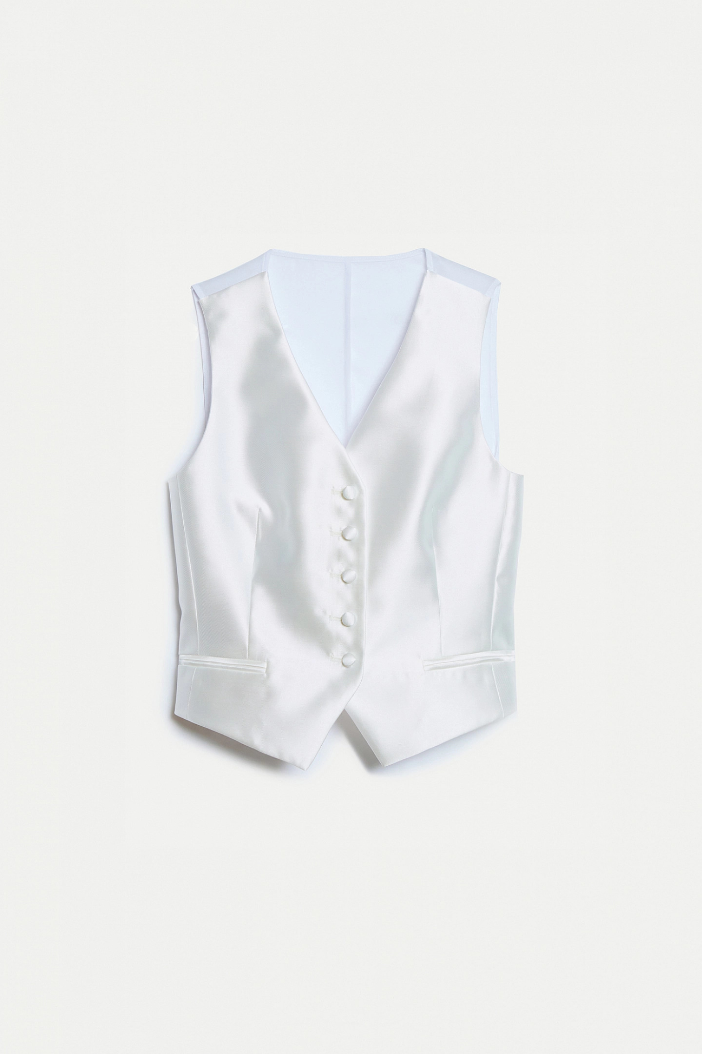 Vest with a transparent back