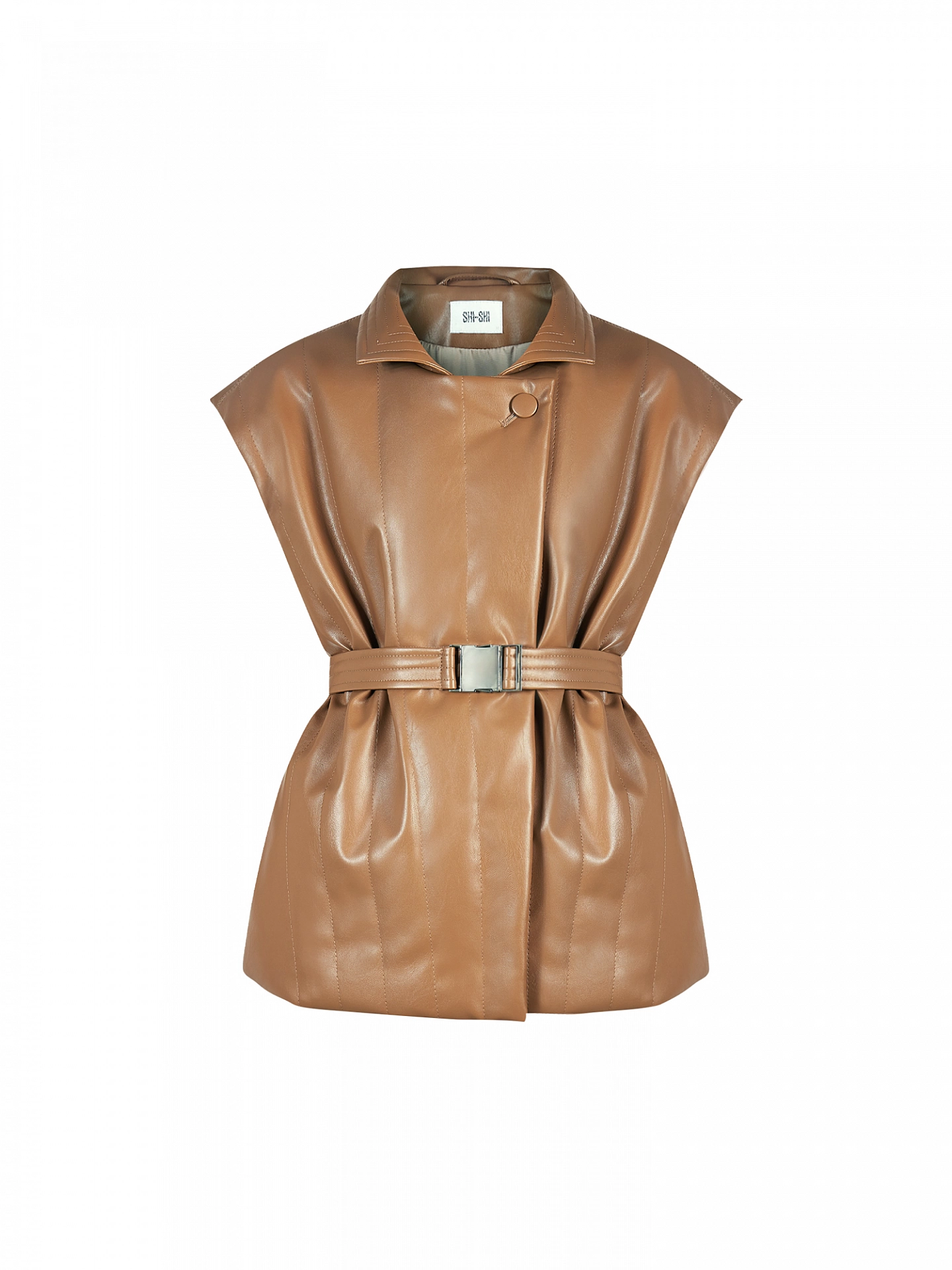 Жилет из эко-кожи