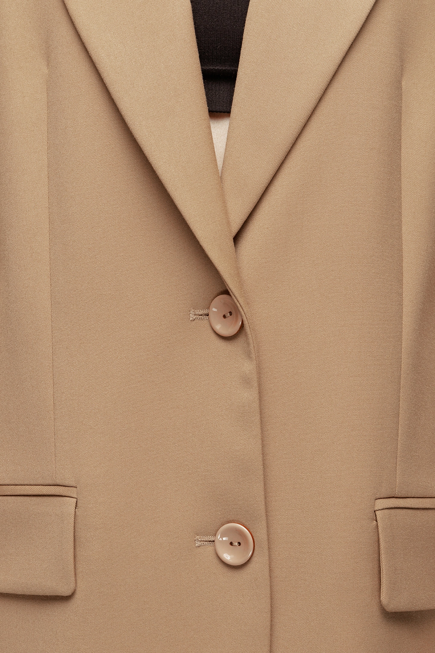 Однобортный жакет свободной формы