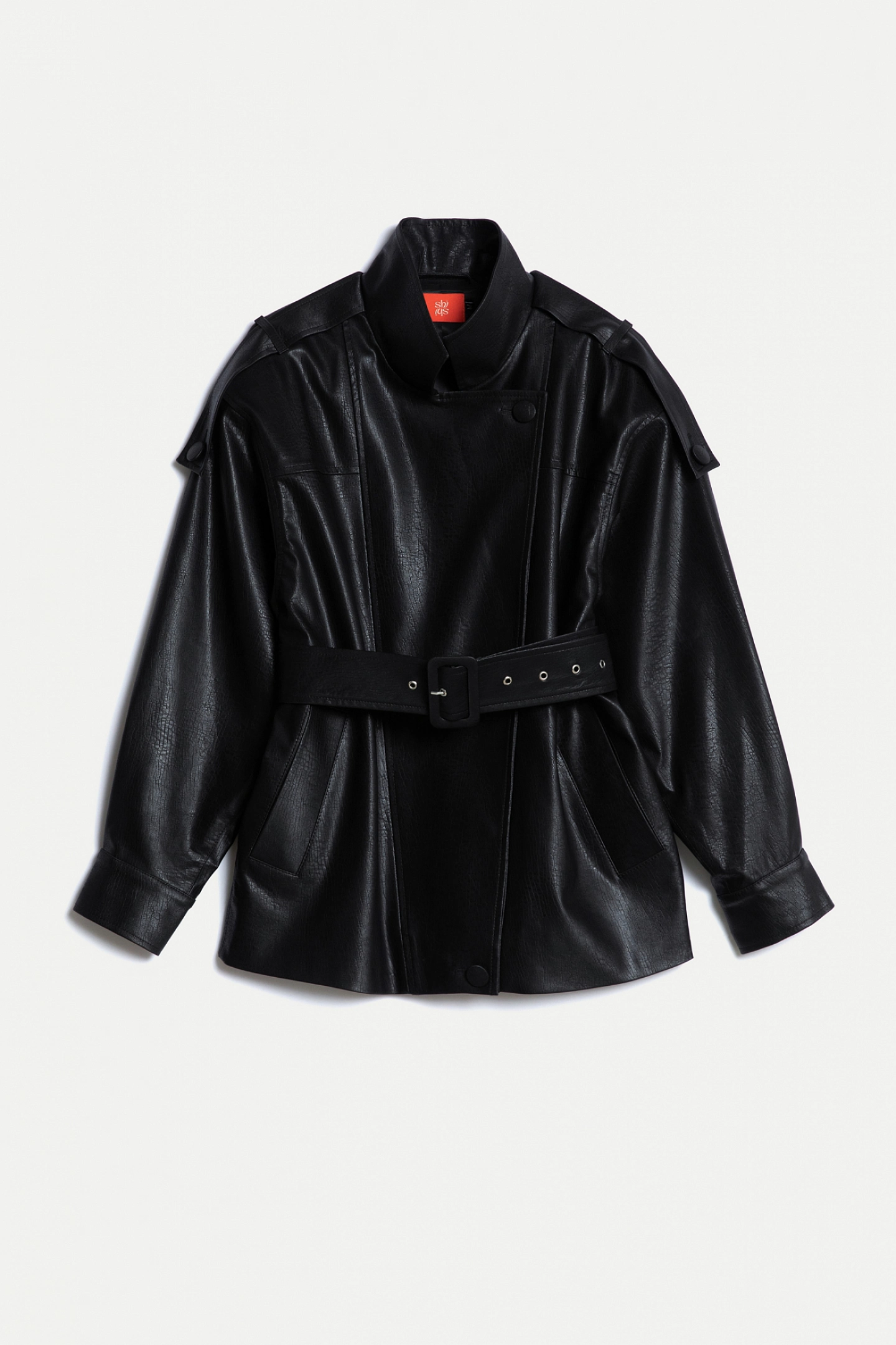 Double-breasted jacket with buttons