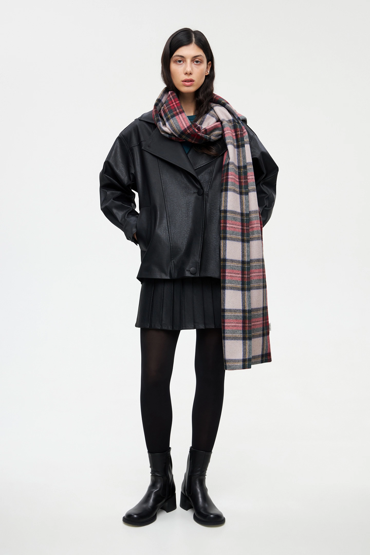 Double-breasted jacket with buttons