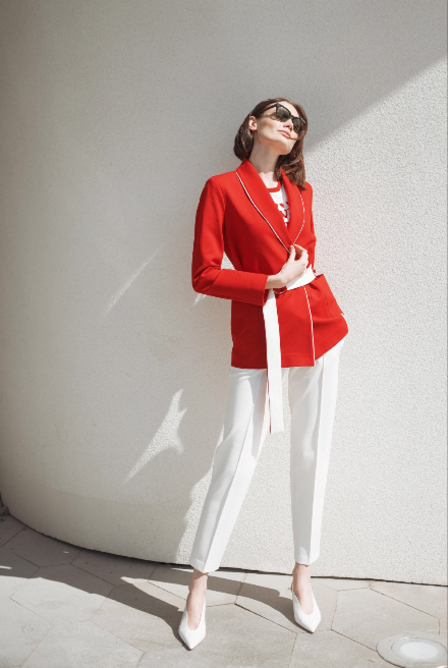 Жакет из плотного трикотажа