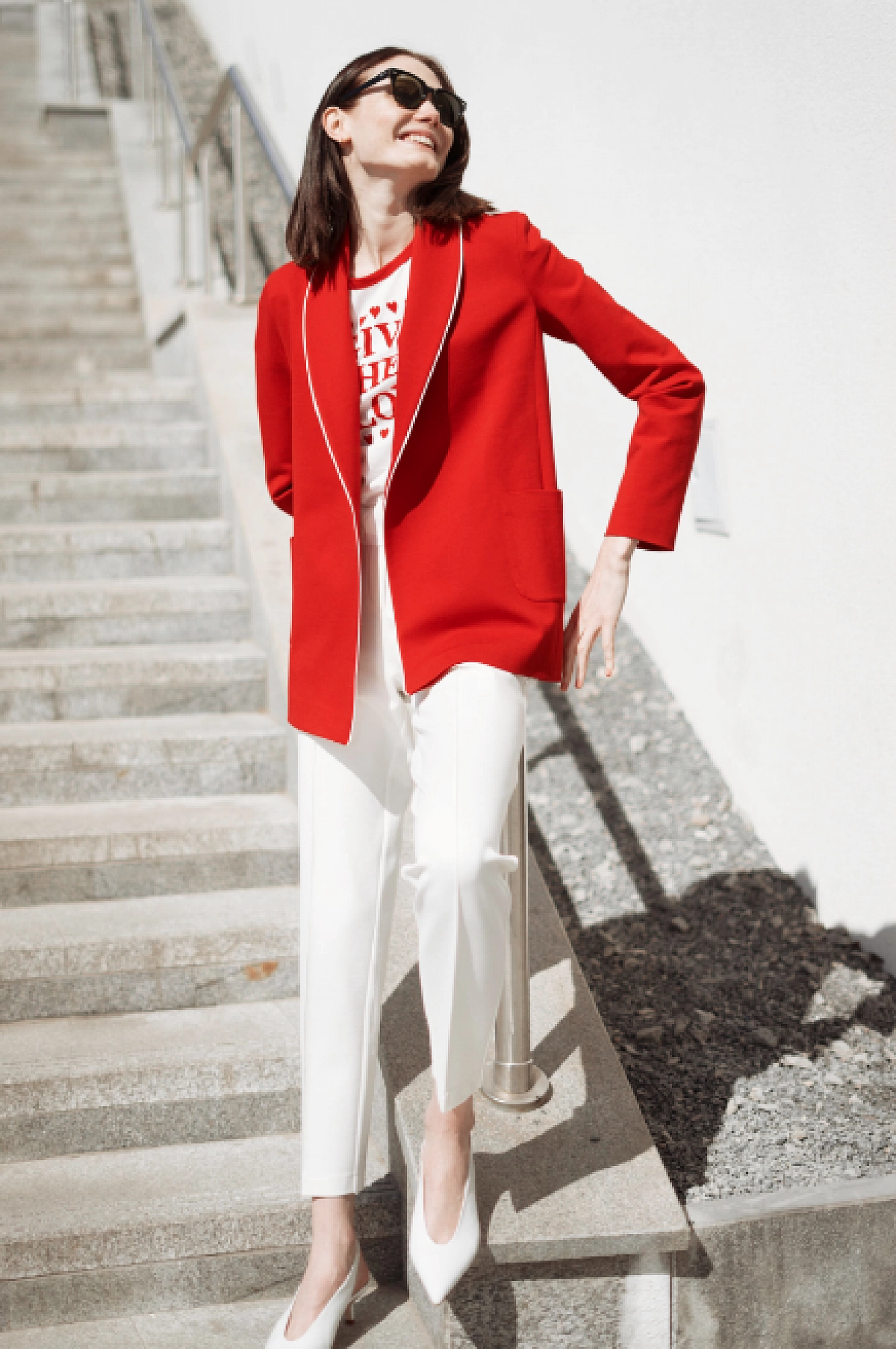 Жакет из плотного трикотажа