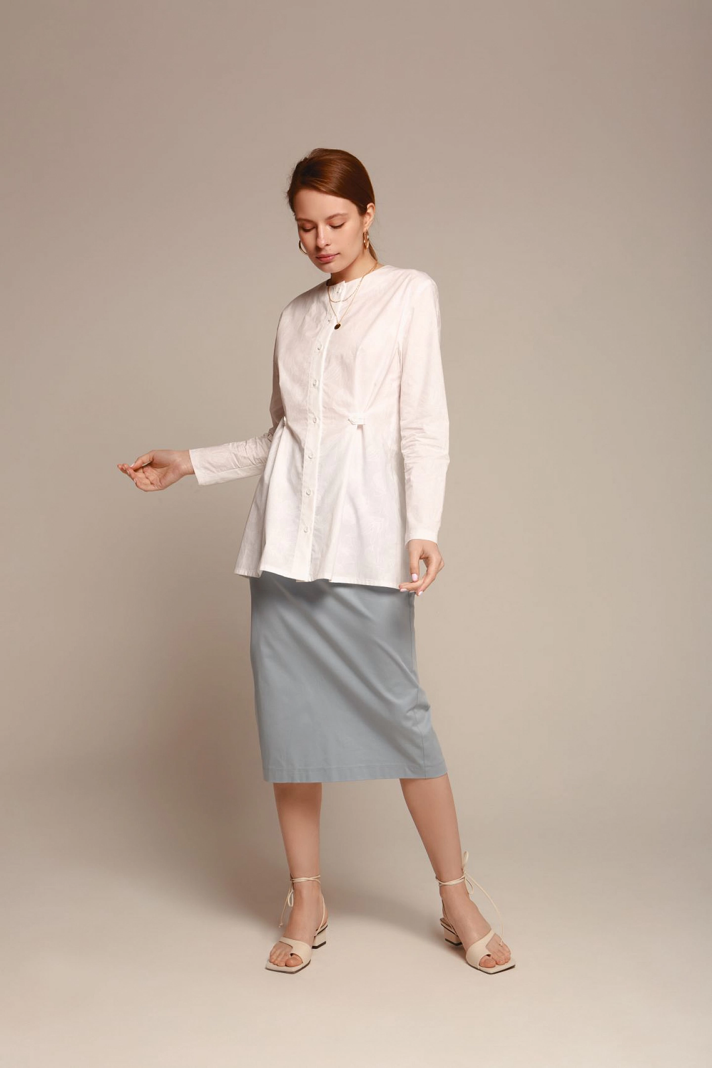 Рубашка с навесными петлями