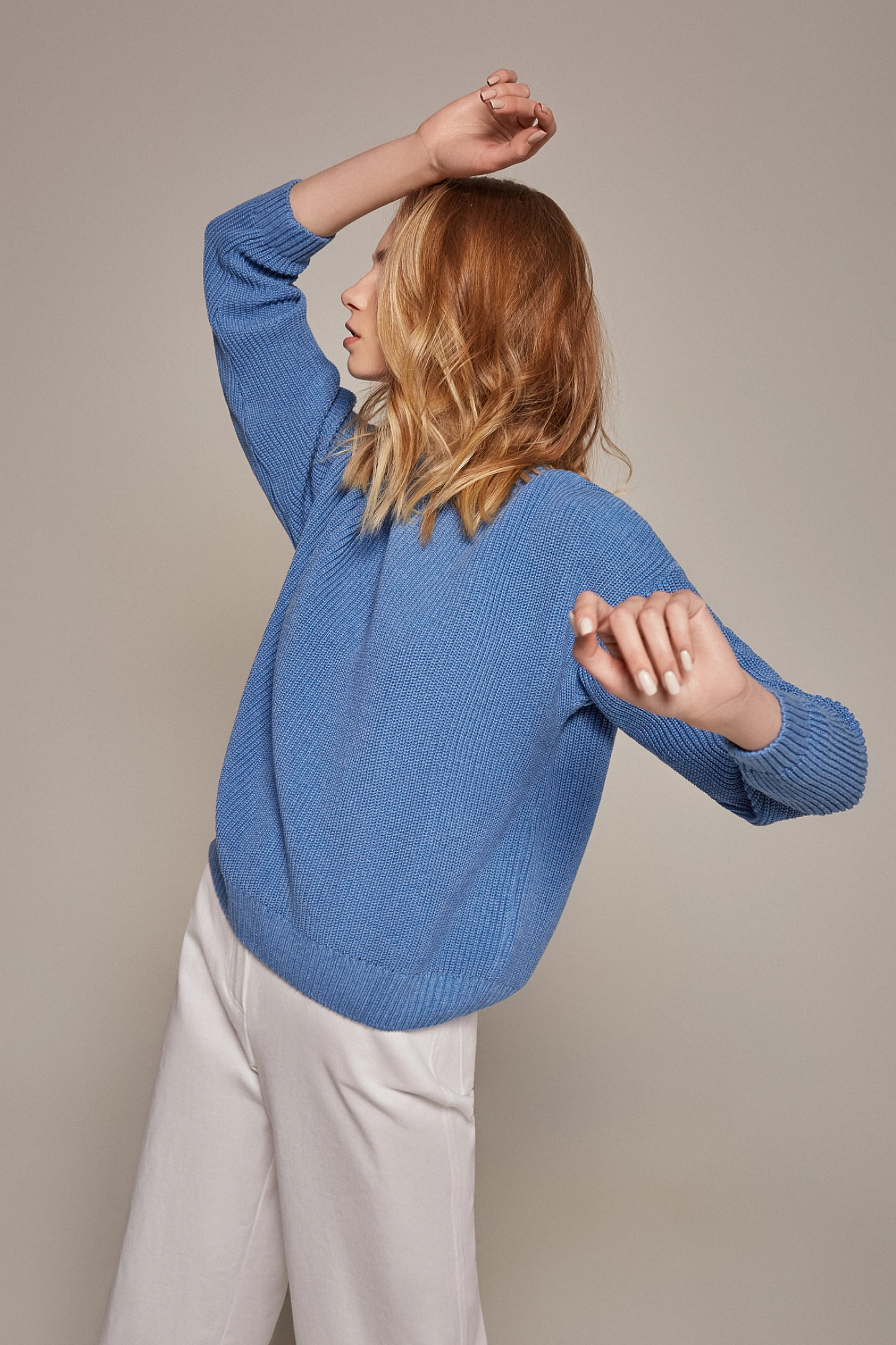 Свитшот вязаный