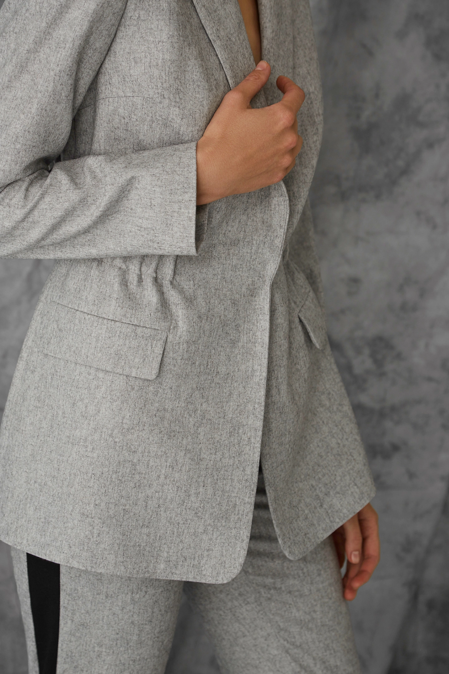 Брюки с лампасами из шерсти