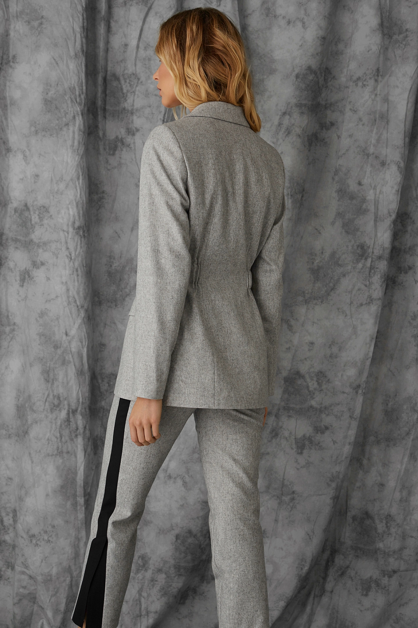 Брюки с лампасами из шерсти