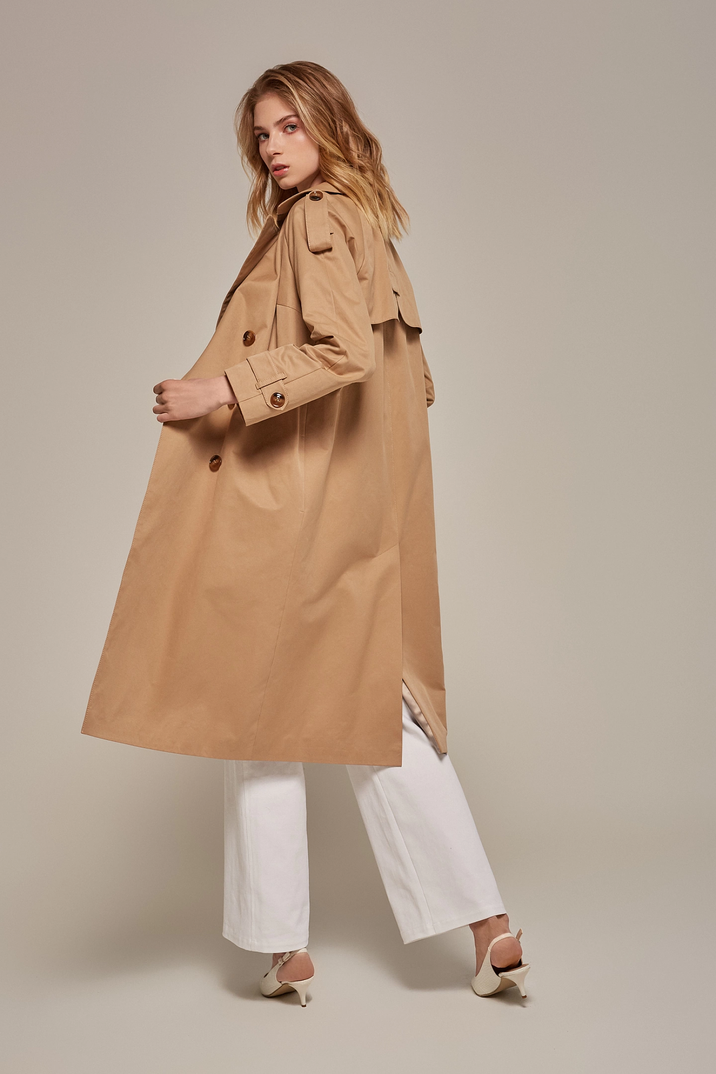 Тренч классик реглан