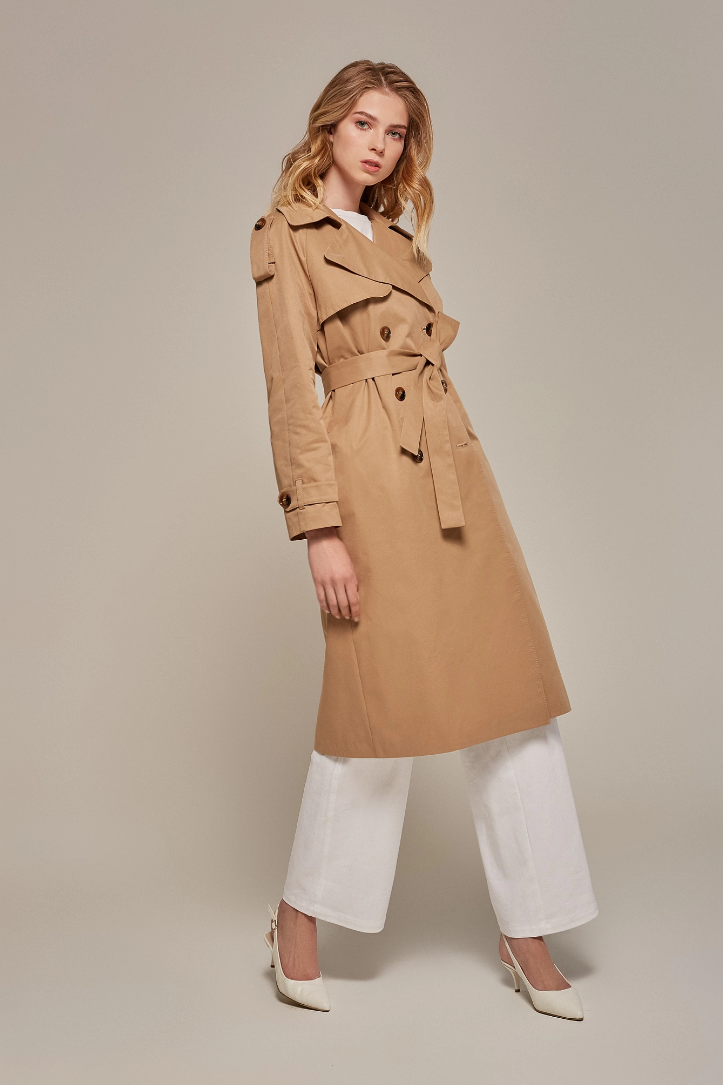 Тренч классик реглан